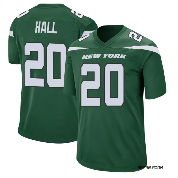 Men's Breece Hall New York Jets Game Green Gotham Jersey