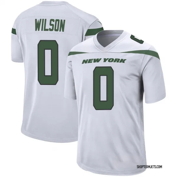 Men's Chase Wilson New York Jets Game White Spotlight Jersey