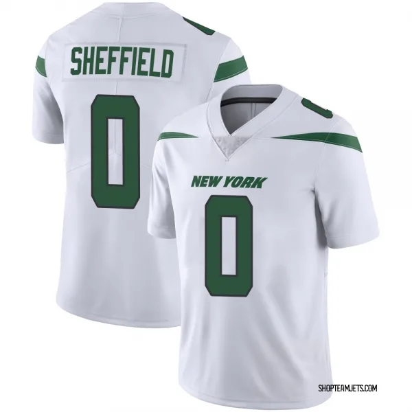 Men's DT Sheffield New York Jets Limited White Spotlight Vapor Jersey