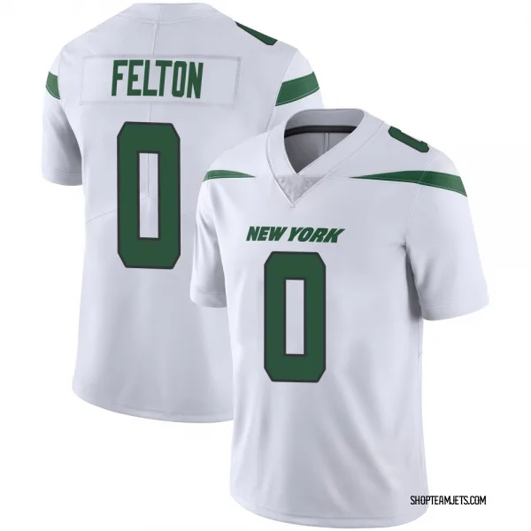 Men's Da'Quan Felton New York Jets Limited White Spotlight Vapor Jersey