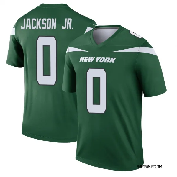 Men's Darrell Jackson Jr. New York Jets Legend Green Gotham Player Jersey