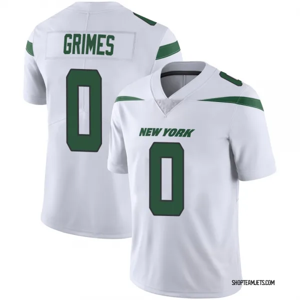 Men's Garrison Grimes New York Jets Limited White Spotlight Vapor Jersey
