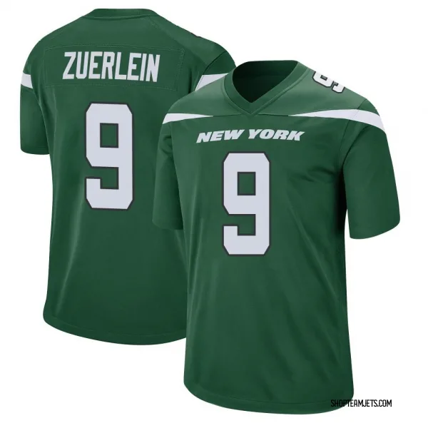 Men's Greg Zuerlein New York Jets Game Green Gotham Jersey