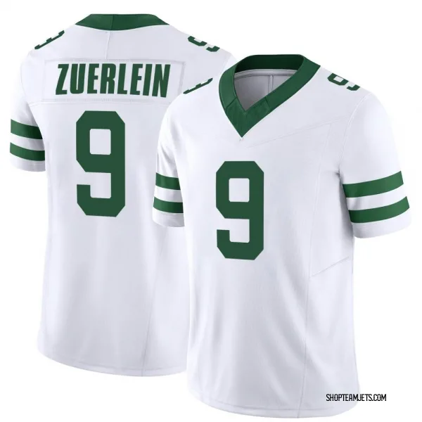 Men's Greg Zuerlein New York Jets Game White Legacy Jersey