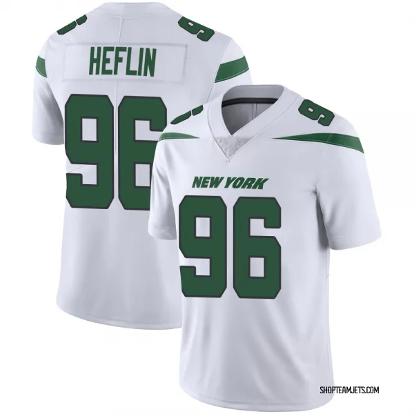 Men's Jack Heflin New York Jets Limited White Spotlight Vapor Jersey