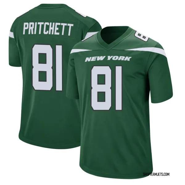 Men's Jamaal Pritchett New York Jets Game Green Gotham Jersey