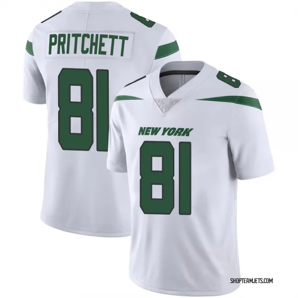 Men's Jamaal Pritchett New York Jets Limited White Spotlight Vapor Jersey