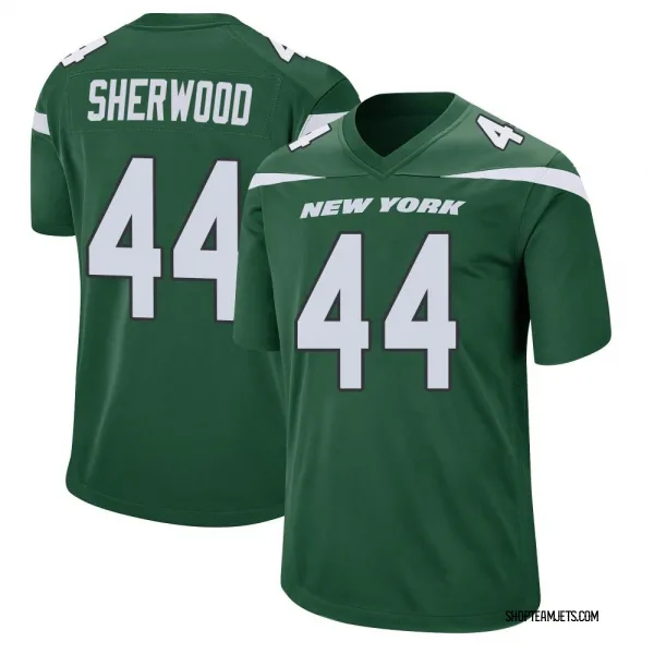 Men's Jamien Sherwood New York Jets Game Green Gotham Jersey