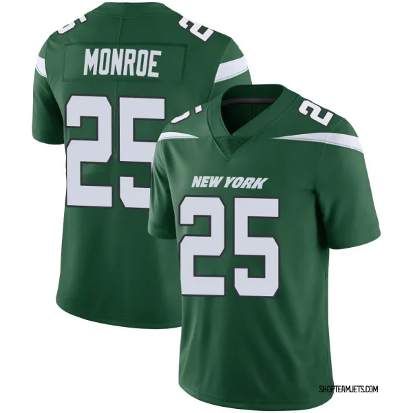Men's Jarius Monroe New York Jets Limited Green Gotham Vapor Jersey