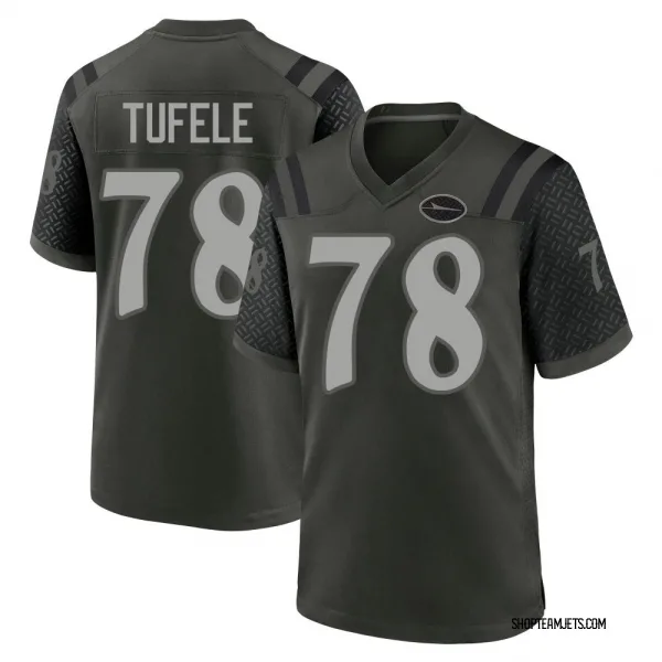 Men's Jay Tufele New York Jets Game Green Gotham 2025 Rivalries Collection Jersey