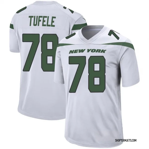 Men's Jay Tufele New York Jets Game White Spotlight Jersey
