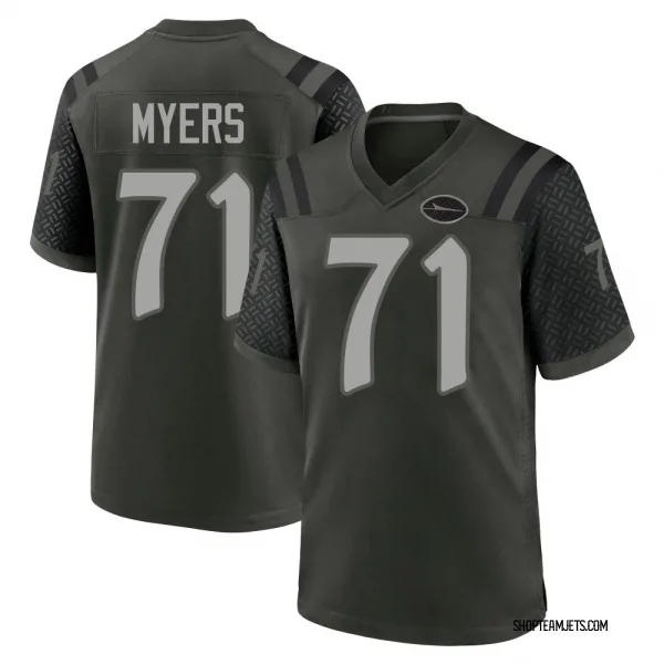 Men's Josh Myers New York Jets Game Green Gotham 2025 Rivalries Collection Jersey