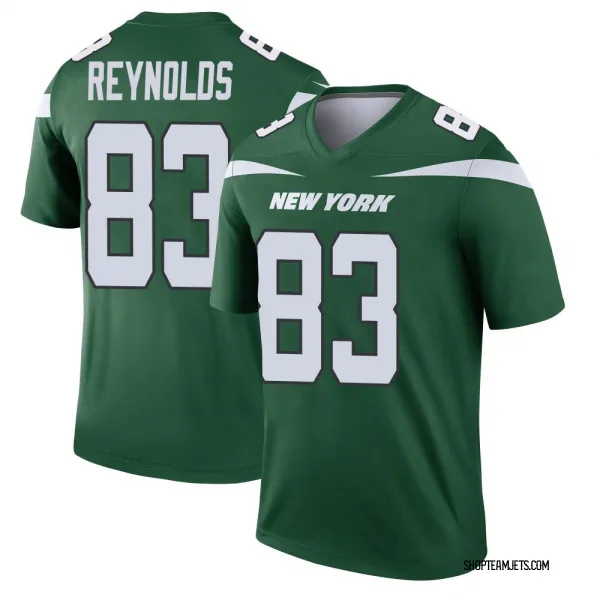 Men's Josh Reynolds New York Jets Legend Green Gotham Player Jersey