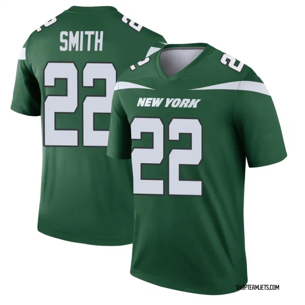 Men's Keidron Smith New York Jets Legend Green Gotham Player Jersey