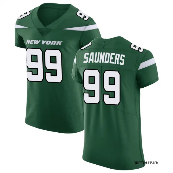 Men's Khalen Saunders New York Jets Elite Green Gotham Vapor Untouchable Jersey