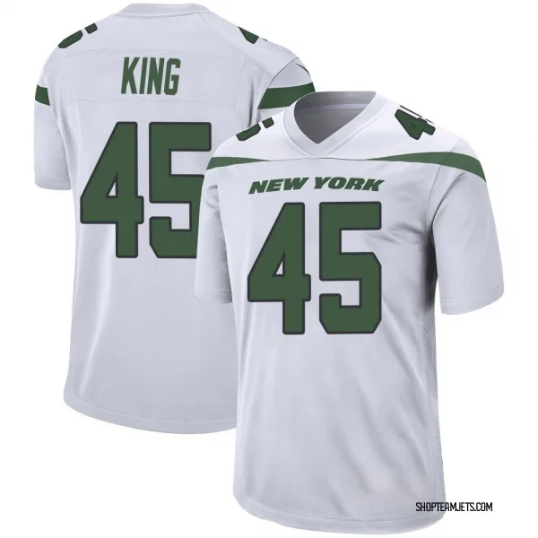 Men's Kobe King New York Jets Game White Spotlight Jersey