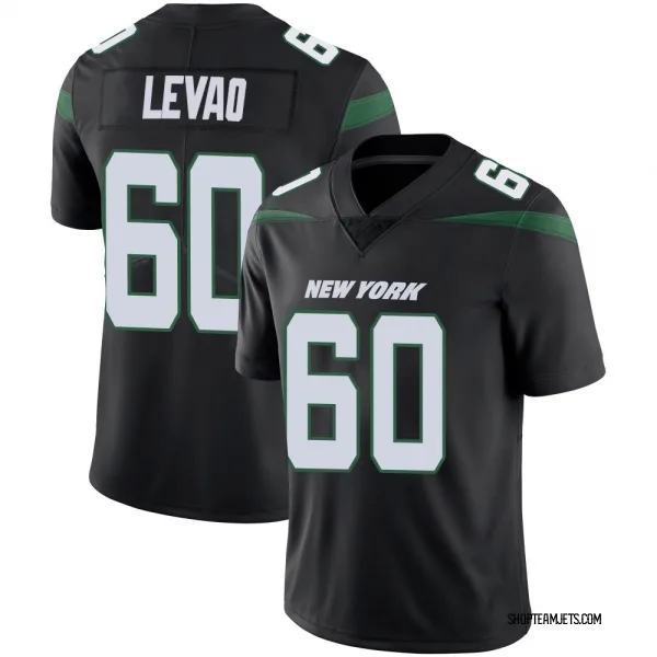 Men's Kohl Levao New York Jets Limited Black Stealth Vapor Jersey