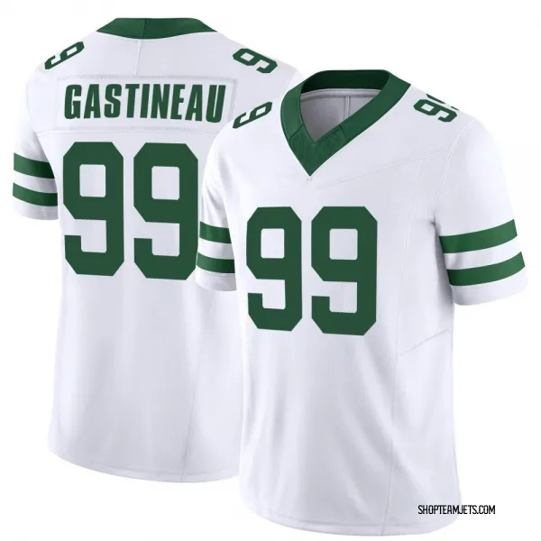 Men's Mark Gastineau New York Jets Game White Legacy Jersey