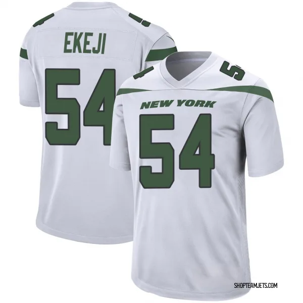 Men's Paschal Ekeji New York Jets Game White Spotlight Jersey