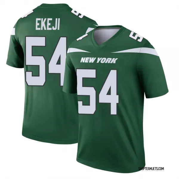 Men's Paschal Ekeji New York Jets Legend Green Gotham Player Jersey