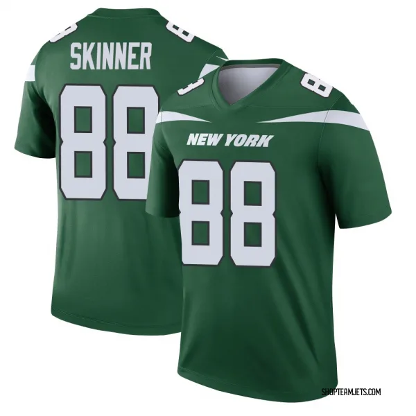 Men's Quentin Skinner New York Jets Legend Green Gotham Player Jersey