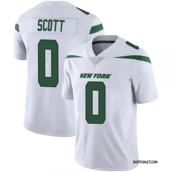 Men's Sam Scott New York Jets Limited White Spotlight Vapor Jersey