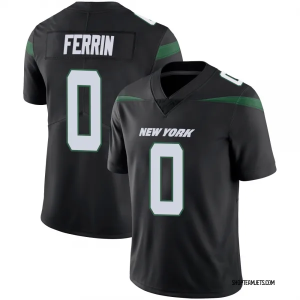 Men's Will Ferrin New York Jets Limited Black Stealth Vapor Jersey