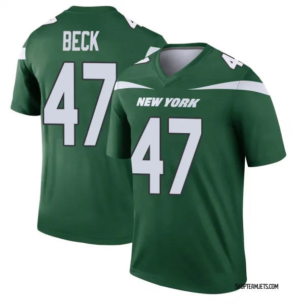 Youth Andrew Beck New York Jets Legend Green Gotham Player Jersey