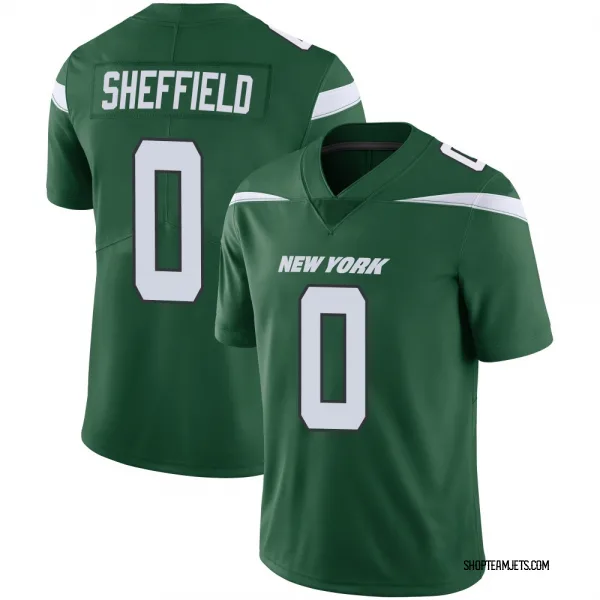 Youth DT Sheffield New York Jets Limited Green Gotham Vapor Jersey