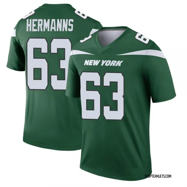 Youth Grant Hermanns New York Jets Legend Green Gotham Player Jersey
