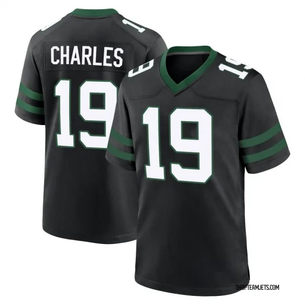 Youth Irvin Charles New York Jets Game Black Legacy Alternate Jersey