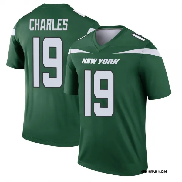 Youth Irvin Charles New York Jets Legend Green Gotham Player Jersey