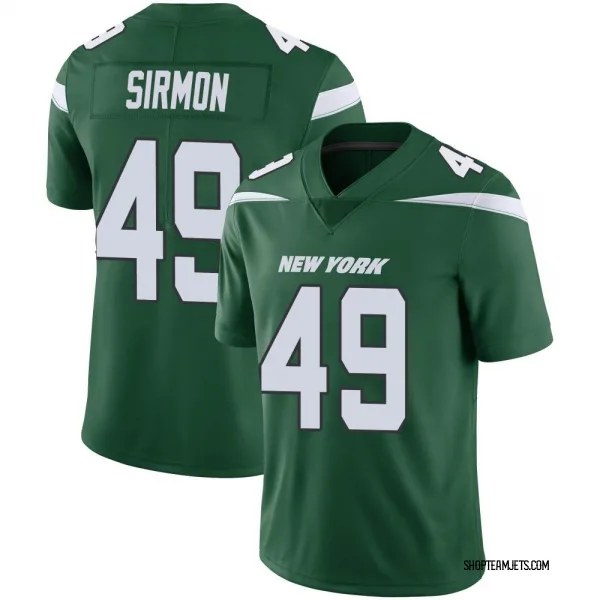 Youth Jackson Sirmon New York Jets Limited Green Gotham Vapor Jersey