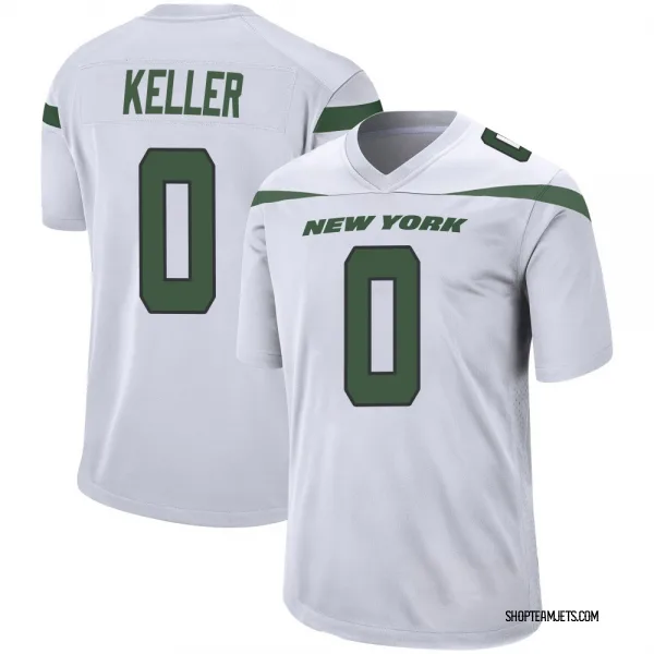 Youth Jaden Keller New York Jets Game White Spotlight Jersey