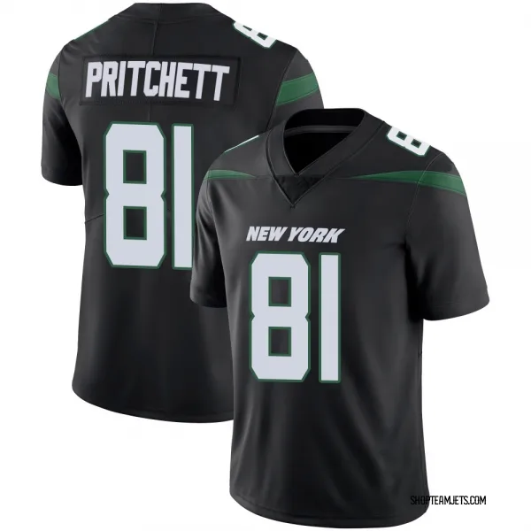 Youth Jamaal Pritchett New York Jets Limited Black Stealth Vapor Jersey