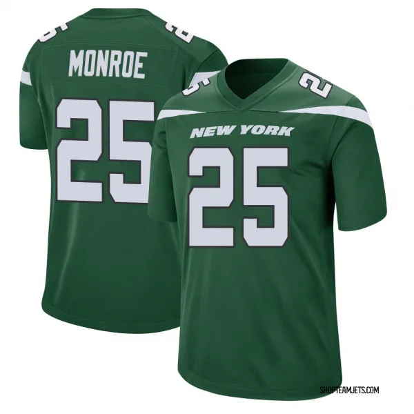 Youth Jarius Monroe New York Jets Game Green Gotham Jersey