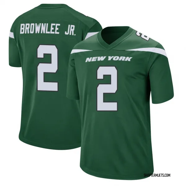 Youth Jarvis Brownlee Jr. New York Jets Game Green Gotham Jersey