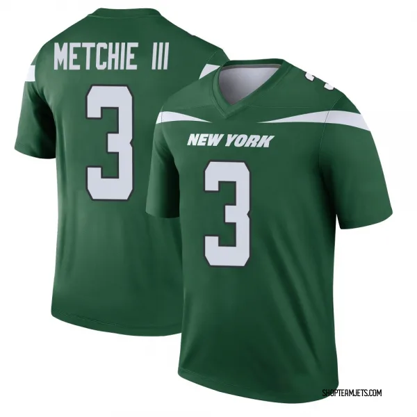 Youth John Metchie III New York Jets Legend Green Gotham Player Jersey