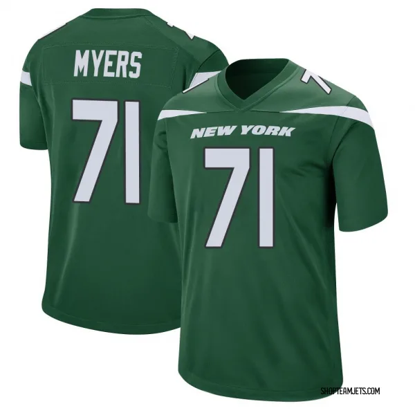 Youth Josh Myers New York Jets Game Green Gotham Jersey