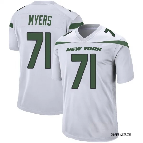 Youth Josh Myers New York Jets Game White Spotlight Jersey