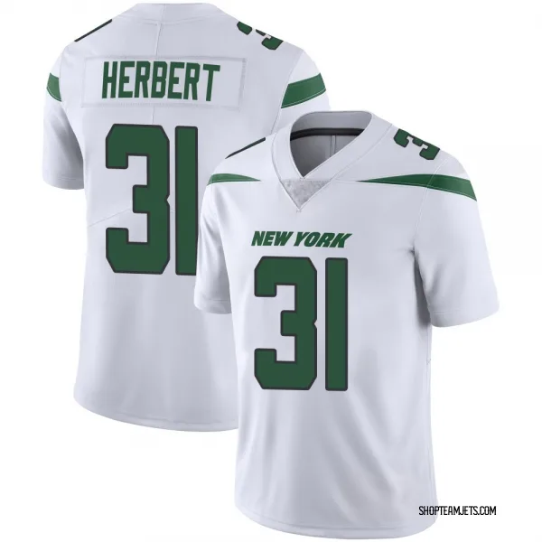 Youth Khalil Herbert New York Jets Limited White Spotlight Vapor Jersey