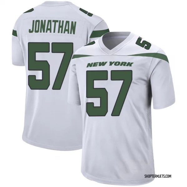 Youth Kingsley Jonathan New York Jets Game White Spotlight Jersey