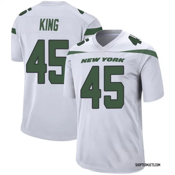 Youth Kobe King New York Jets Game White Spotlight Jersey