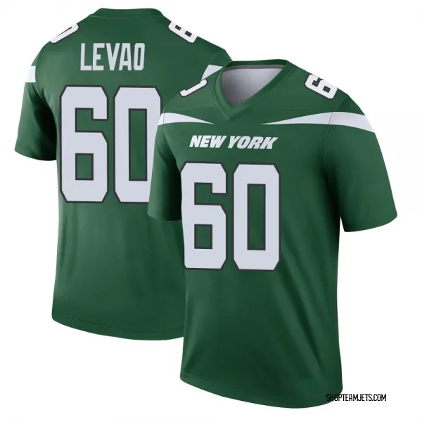 Youth Kohl Levao New York Jets Legend Green Gotham Player Jersey