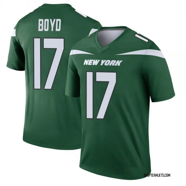 Youth Kris Boyd New York Jets Legend Green Gotham Player Jersey
