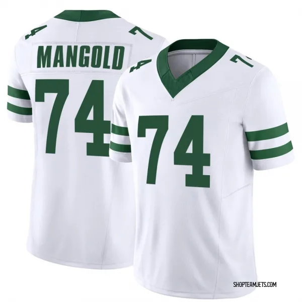 Youth Nick Mangold New York Jets Game White Legacy Jersey