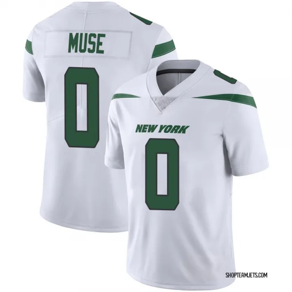 Youth Nick Muse New York Jets Limited White Spotlight Vapor Jersey