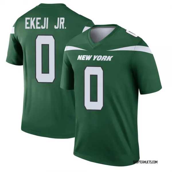 Youth Paschal Ekeji Jr. New York Jets Legend Green Gotham Player Jersey