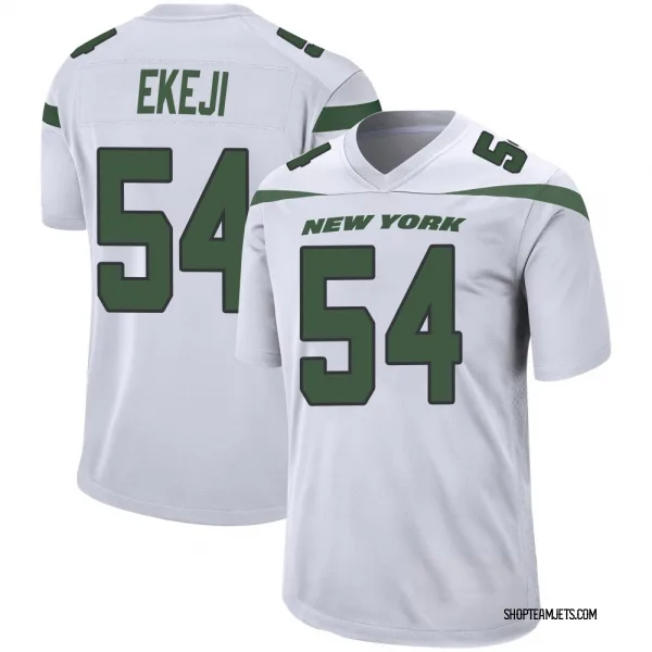 Youth Paschal Ekeji New York Jets Game White Spotlight Jersey