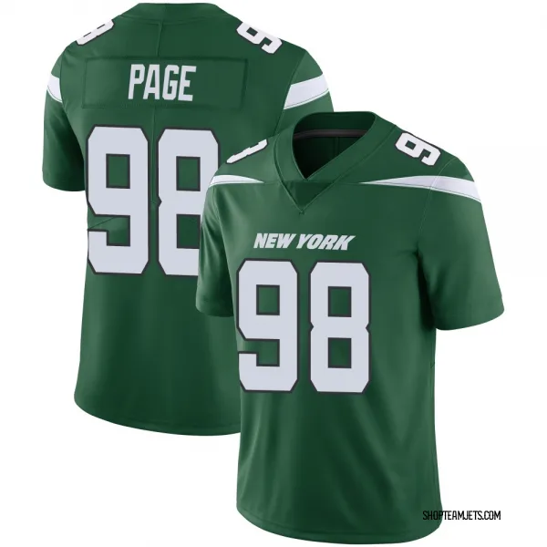 Youth Payton Page New York Jets Limited Green Gotham Vapor Jersey